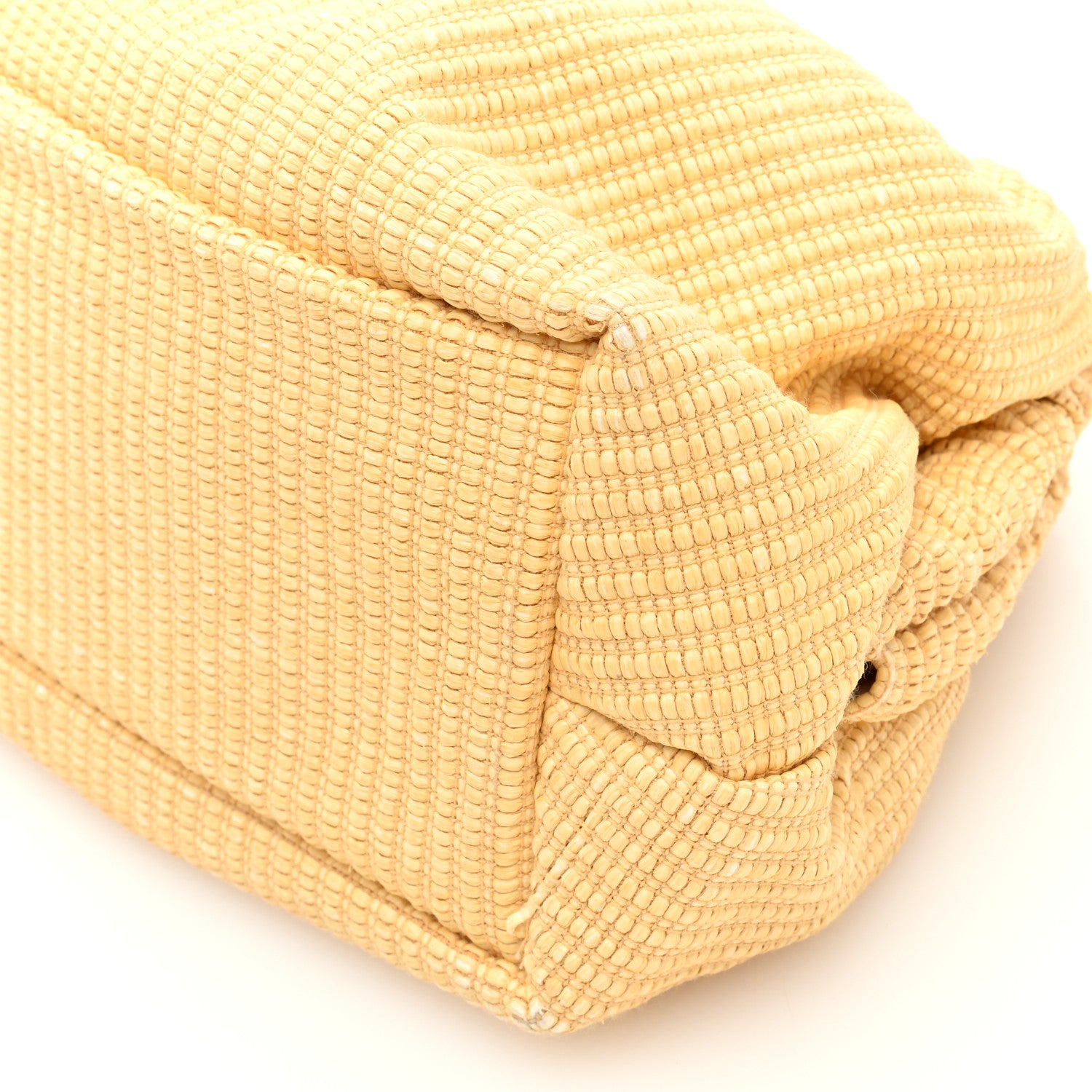 Mansur Gavriel Woven Raffia Cloud Clutch Natural 8 of 8