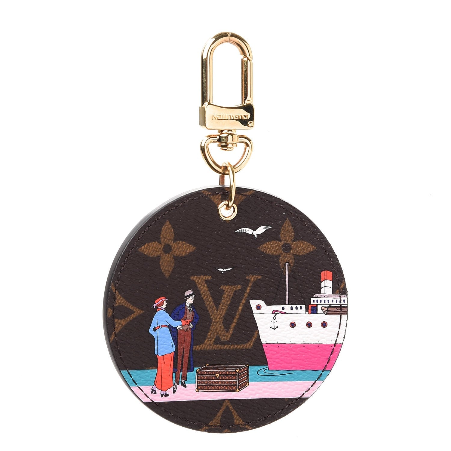 Louis Vuitton Monogram 2016 Christmas Animation Bag Charm Key Ring 1 of 3