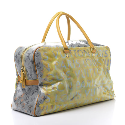 Louis Vuitton Monogram Pulp Defile Weekender GM Yellow 2 of 14