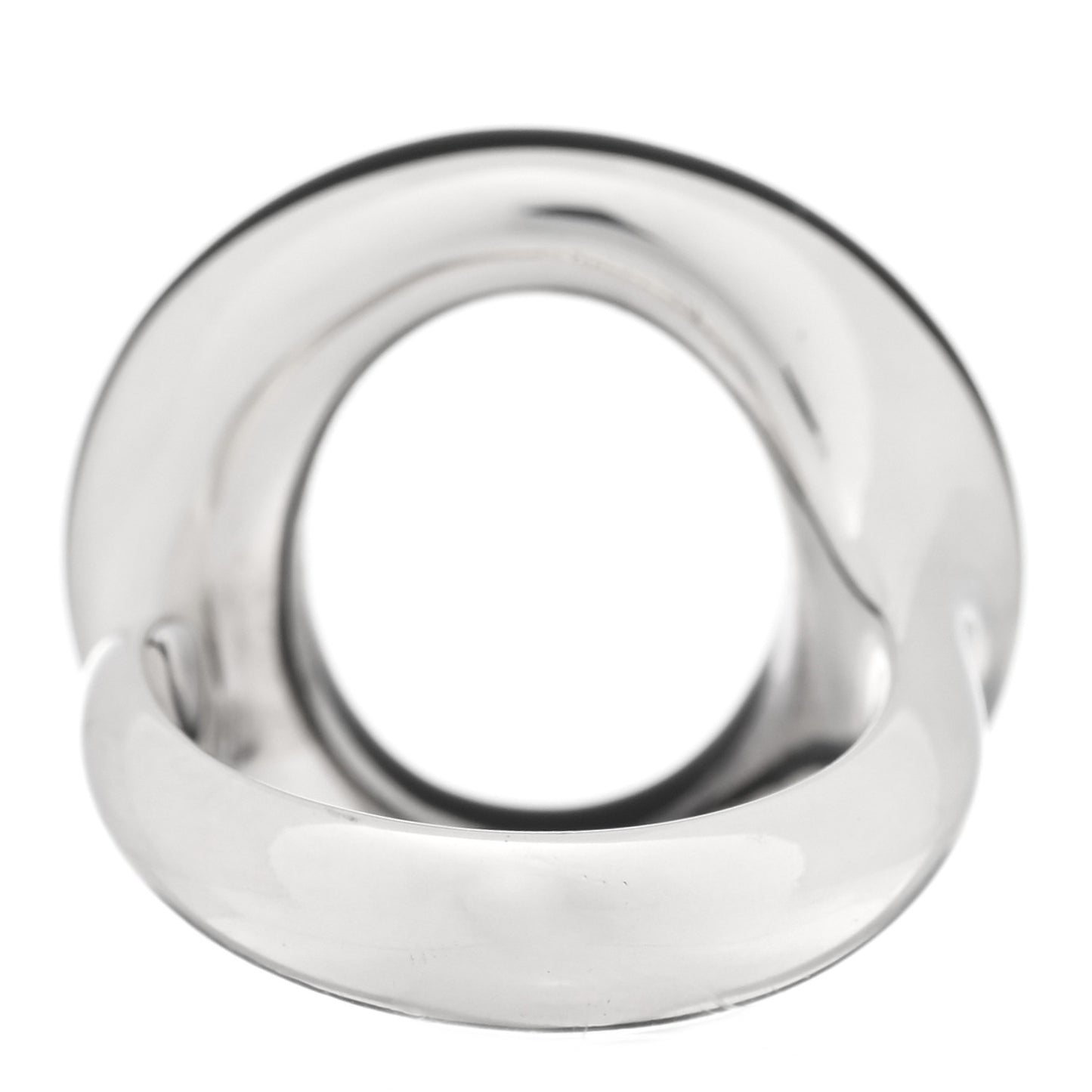 Sterling Silver Black Jade Elsa Peretti Sevillana Ring 49 5