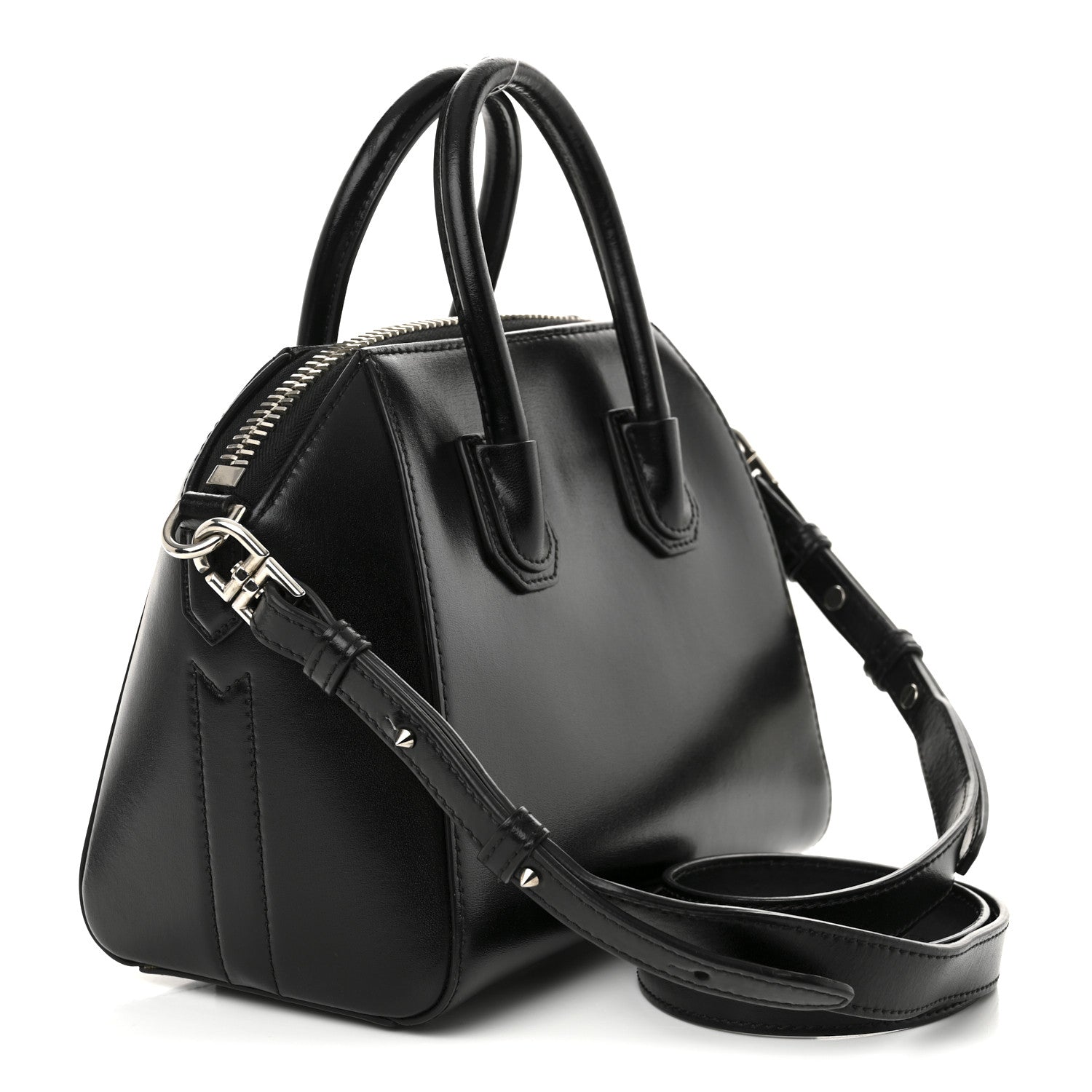Givenchy Shiny Lord Calfskin Mini Antigona Black 3 of 13
