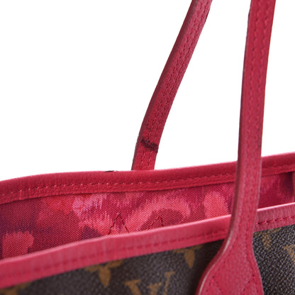 Louis Vuitton Monogram Articles de Voyage Ikat Neverfull MM Rose Indien 8 of 13