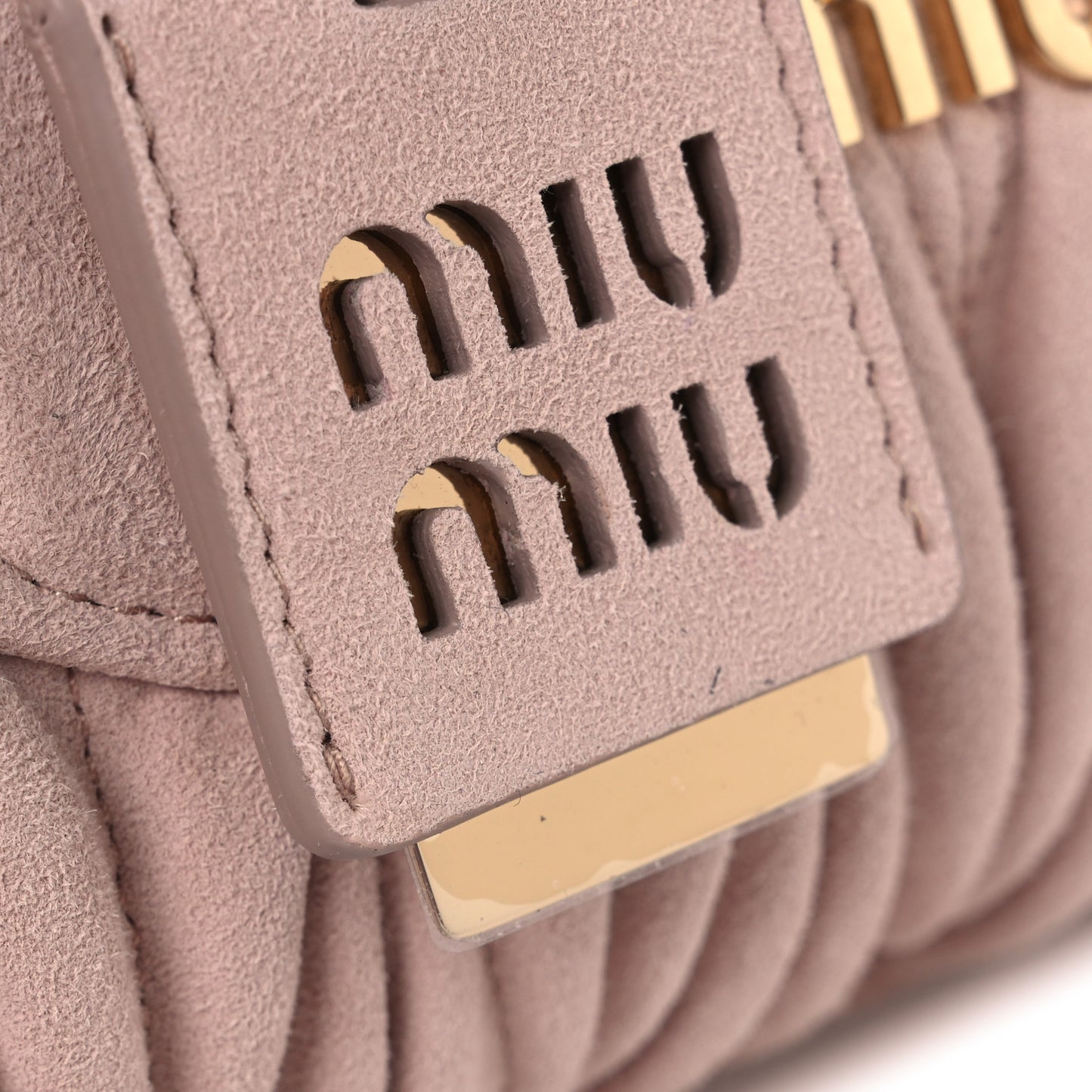 Suede Matelasse Regular Arcadie Top Handle Bag Pesco