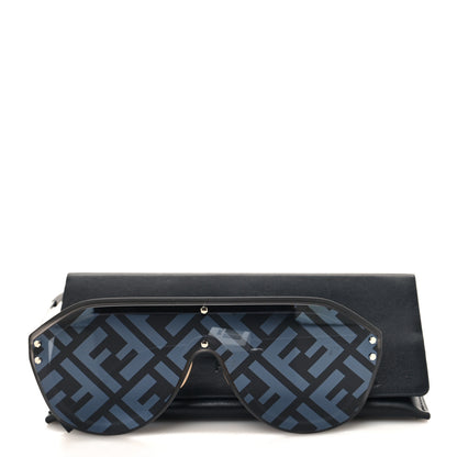 Fendi FF Fabulous Shield Sunglasses FF M0039/G/S Black 8 of 8