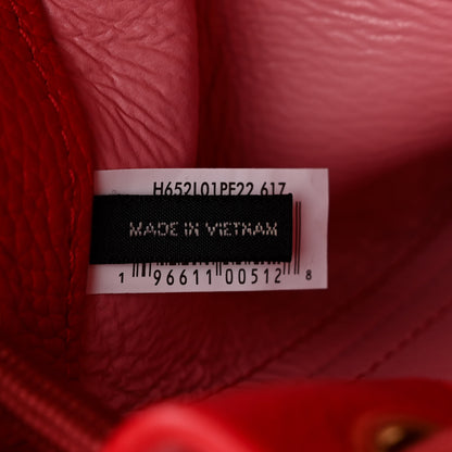 Marc Jacobs Grained Calfskin The Mini Bucket Bag True Red 7 of 12