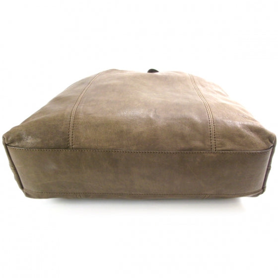 Burberry Leather Elmgate Packable Tote Nutmeg 4 of 10