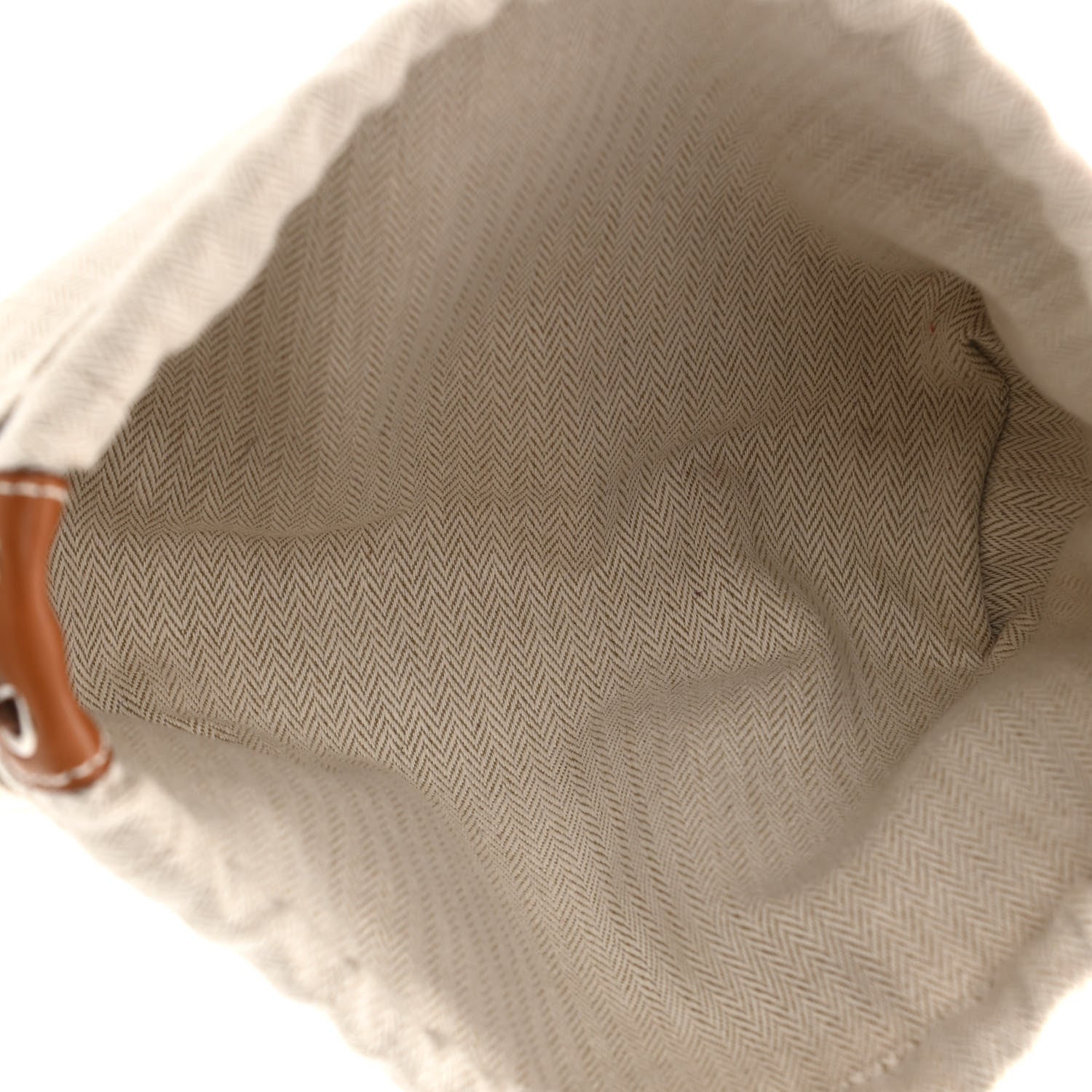 Hermes Canvas Barenia Fourbi 20 PM Pouch Naturel Fauve 5 of 11