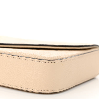 Louis Vuitton Empreinte Pochette Felicie Chain Wallet Cream 10 of 11