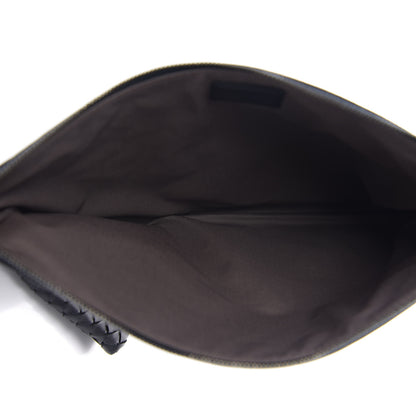 Bottega Veneta Nappa Intrecciato Large Flat Zip Biletto Pouch Black 4 of 7