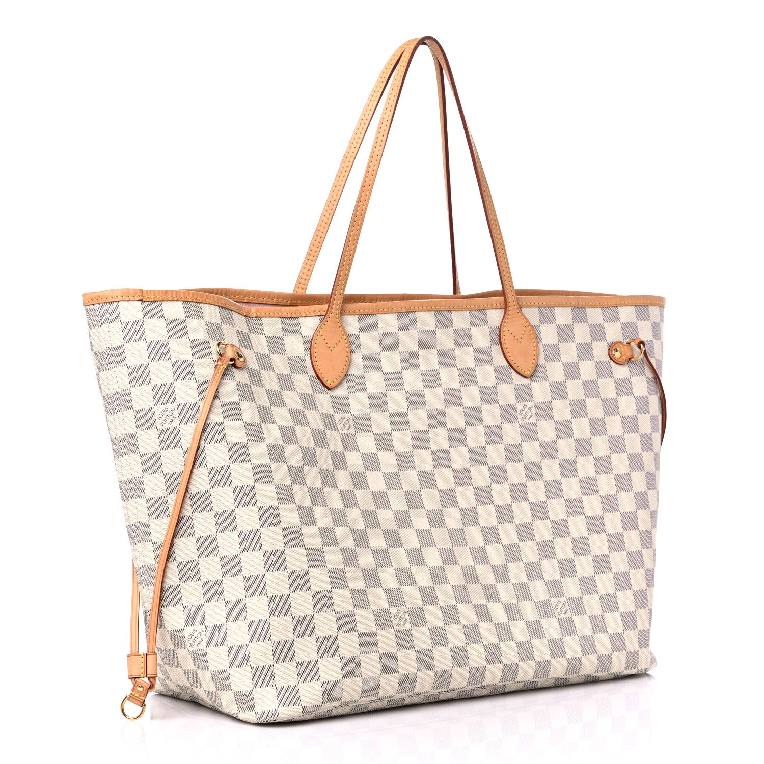 Louis Vuitton Damier Azur Neo Neverfull GM Rose Ballerine 3 of 15
