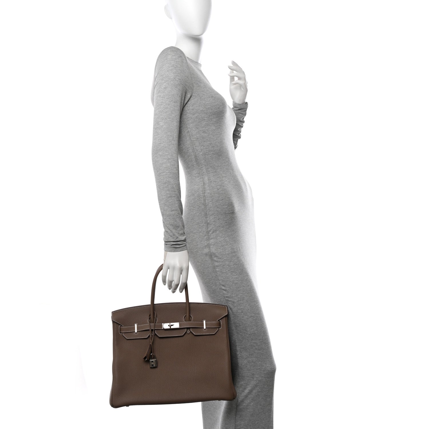 Hermes Togo Birkin 35 Etoupe 2 of 11