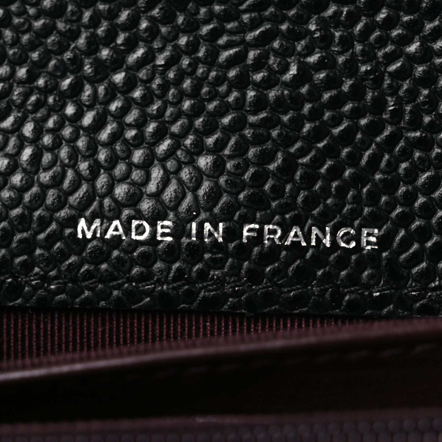 Caviar Quilted Large Gusset Flap Wallet Black