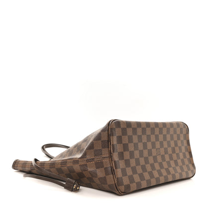 Louis Vuitton Damier Ebene Neo Neverfull MM Rose Ballerine 4 of 12