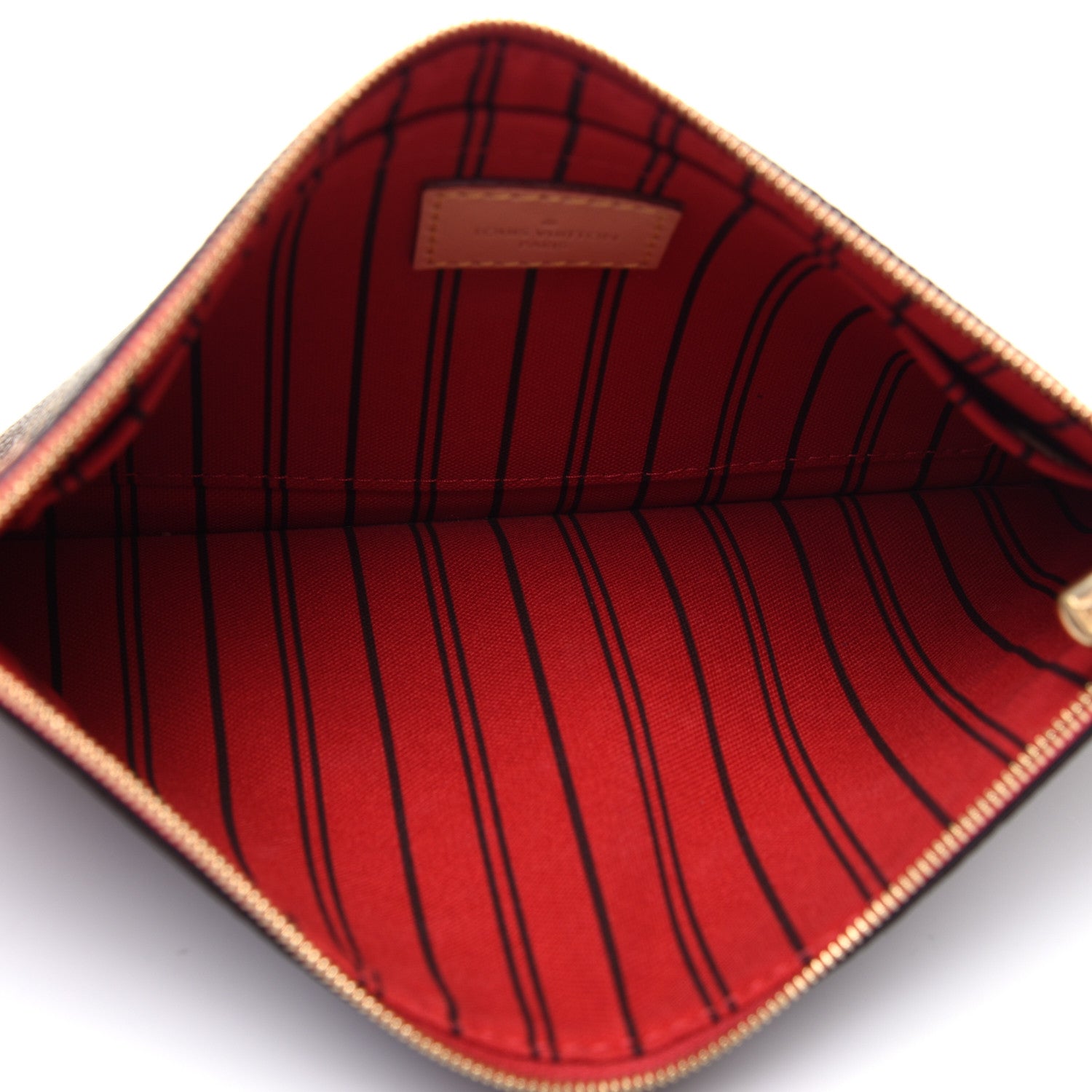 Louis Vuitton Monogram Neverfull MM GM Pochette Cherry 5 of 11
