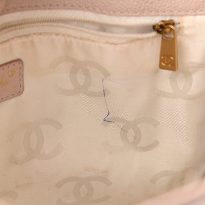 Chanel Caviar Quilted Tote Light Pink 10 of 12