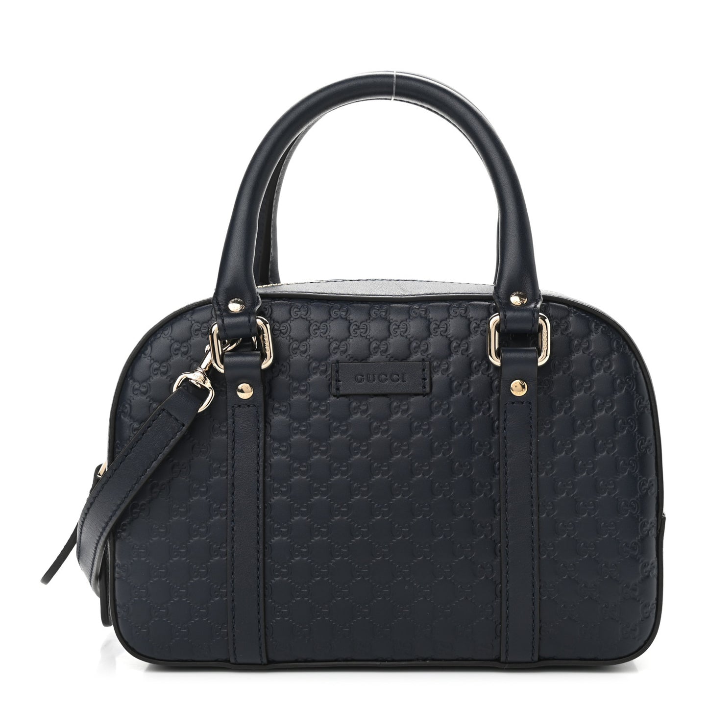 Soft Microguccissima Small Crossbody Bag Blue