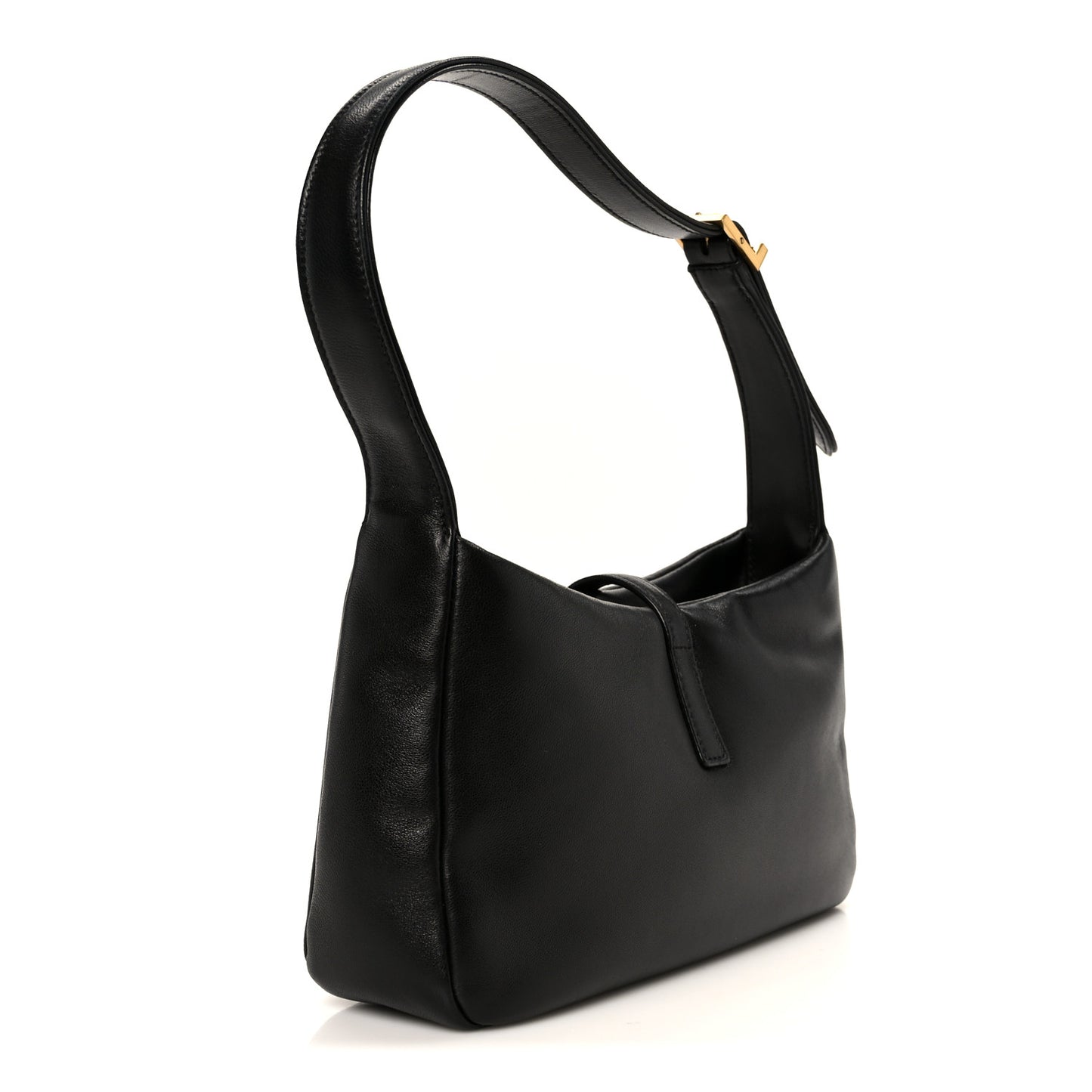 Padded Lambskin Le 5 A 7 Hobo Black