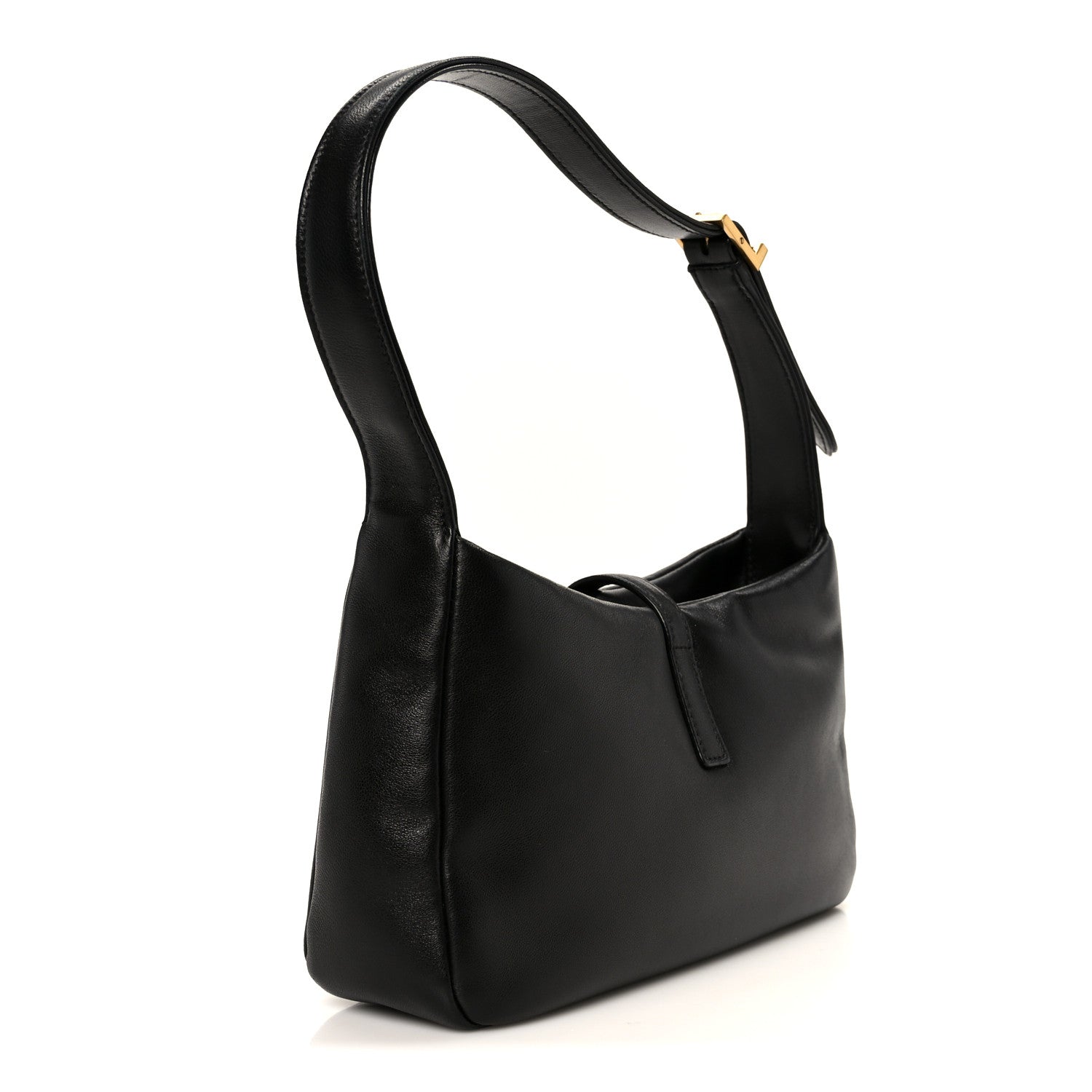 Saint Laurent Padded Lambskin Le 5 A 7 Hobo Black 3 of 10