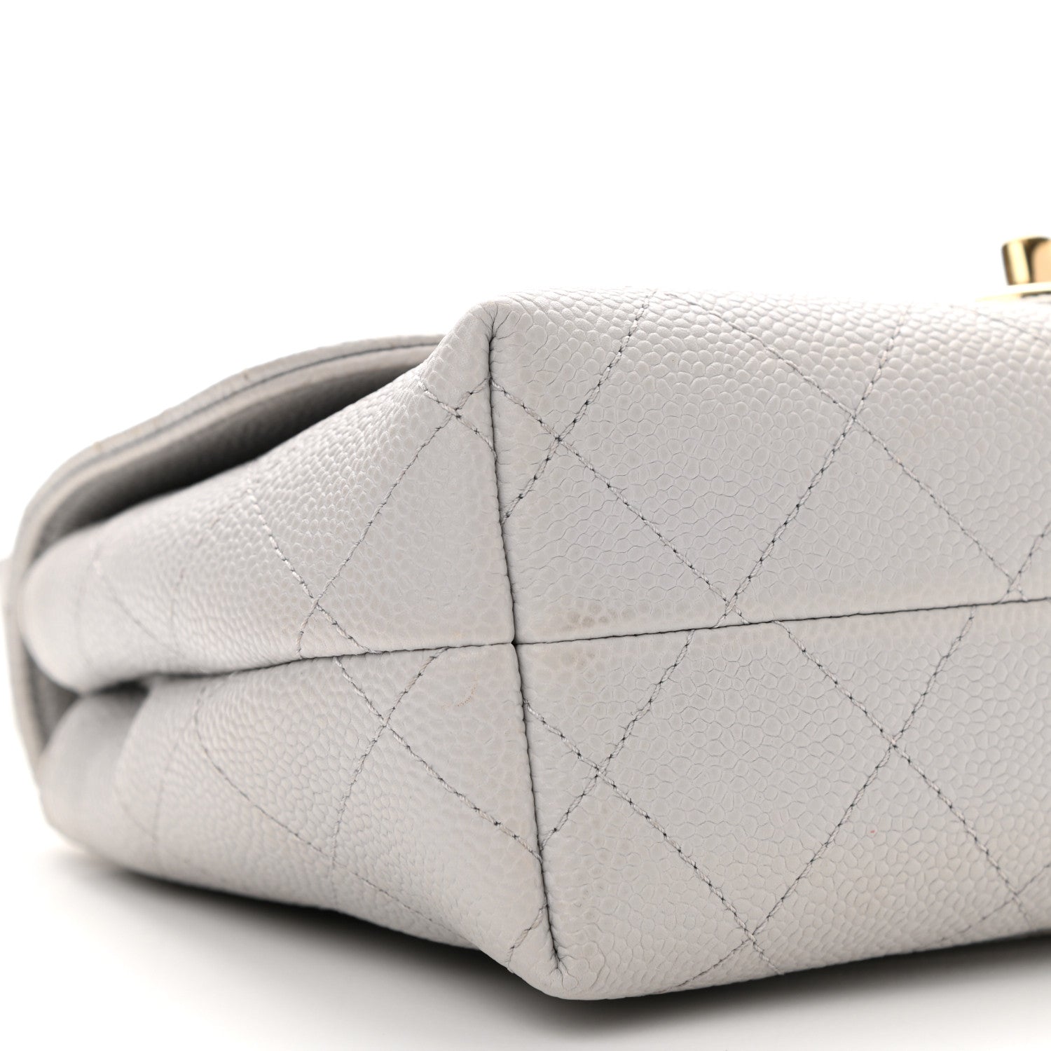 Chanel Caviar Quilted Small City Walk Flap Light Grey 9 of 11