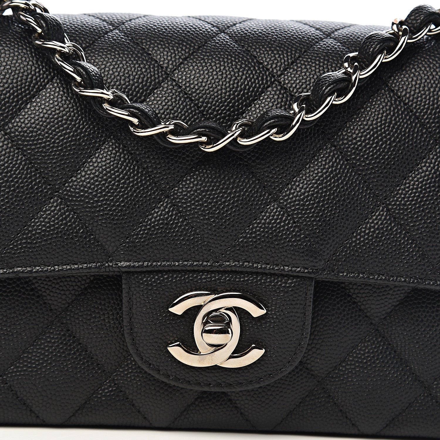 Chanel Caviar Quilted Mini Rectangular Flap Black 10 of 10