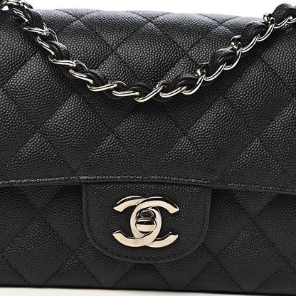 Chanel Caviar Quilted Mini Rectangular Flap Black 10 of 10