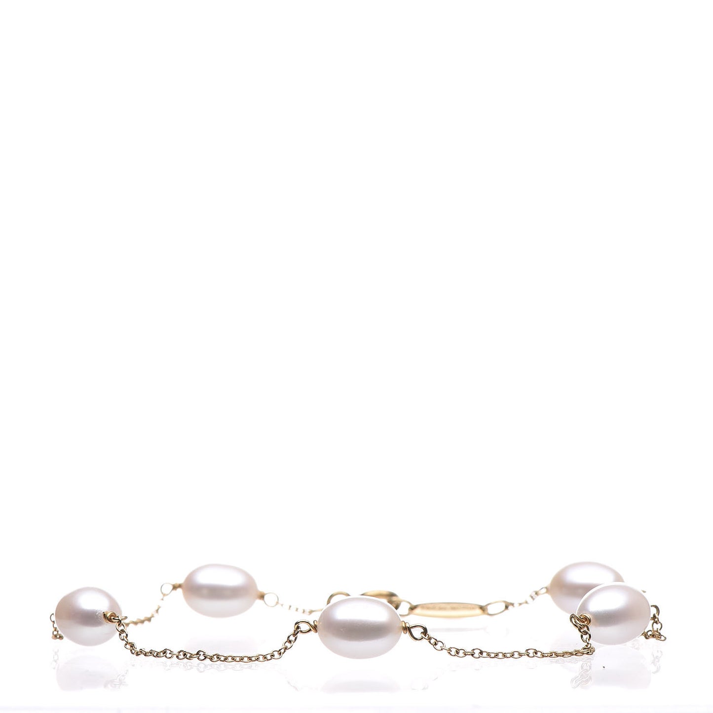 18K Yellow Gold Pearl 6-6.5mm Elsa Peretti Pearls By The Yard Bracelet