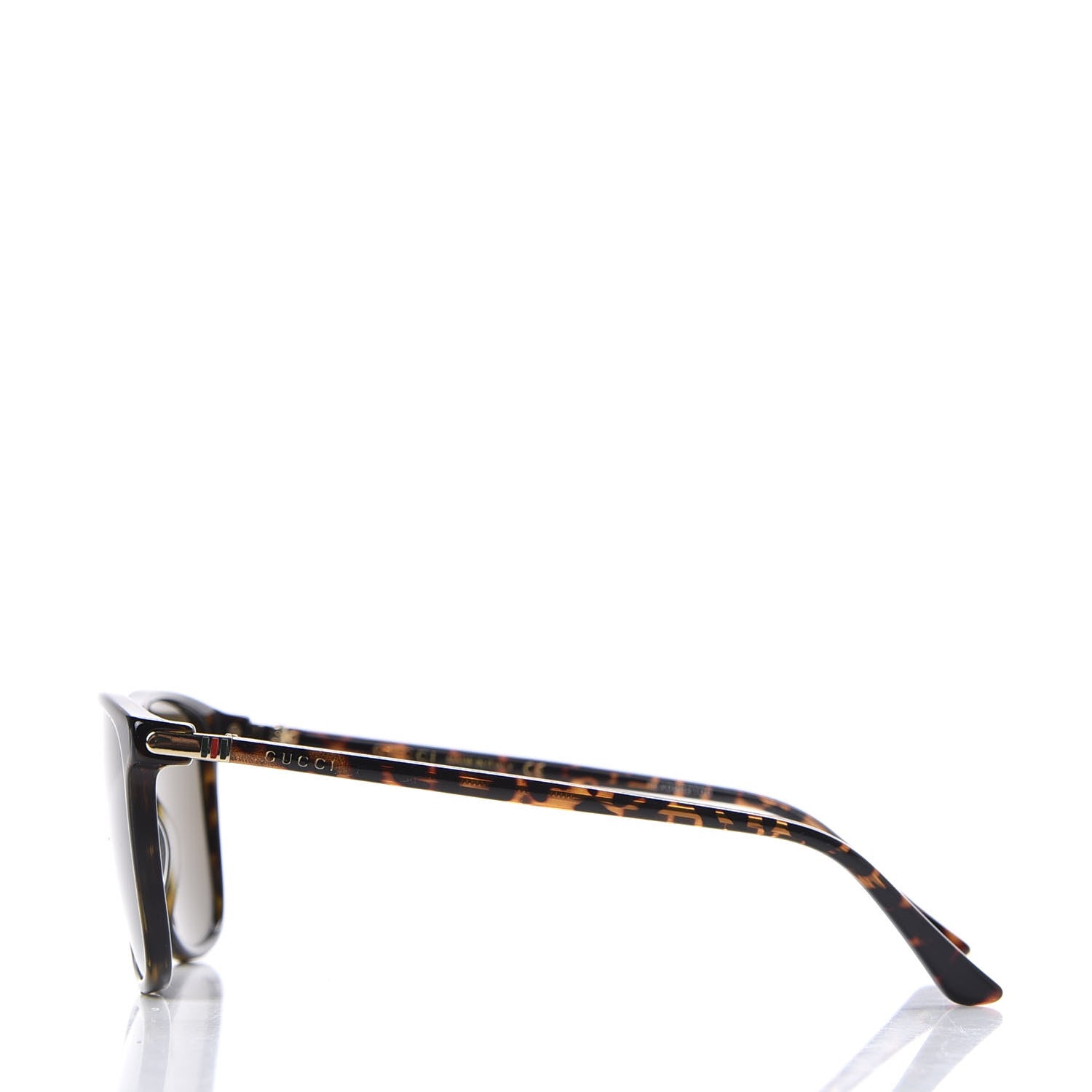 Gucci Square Frame GG0017S Sunglasses Havana 3 of 7