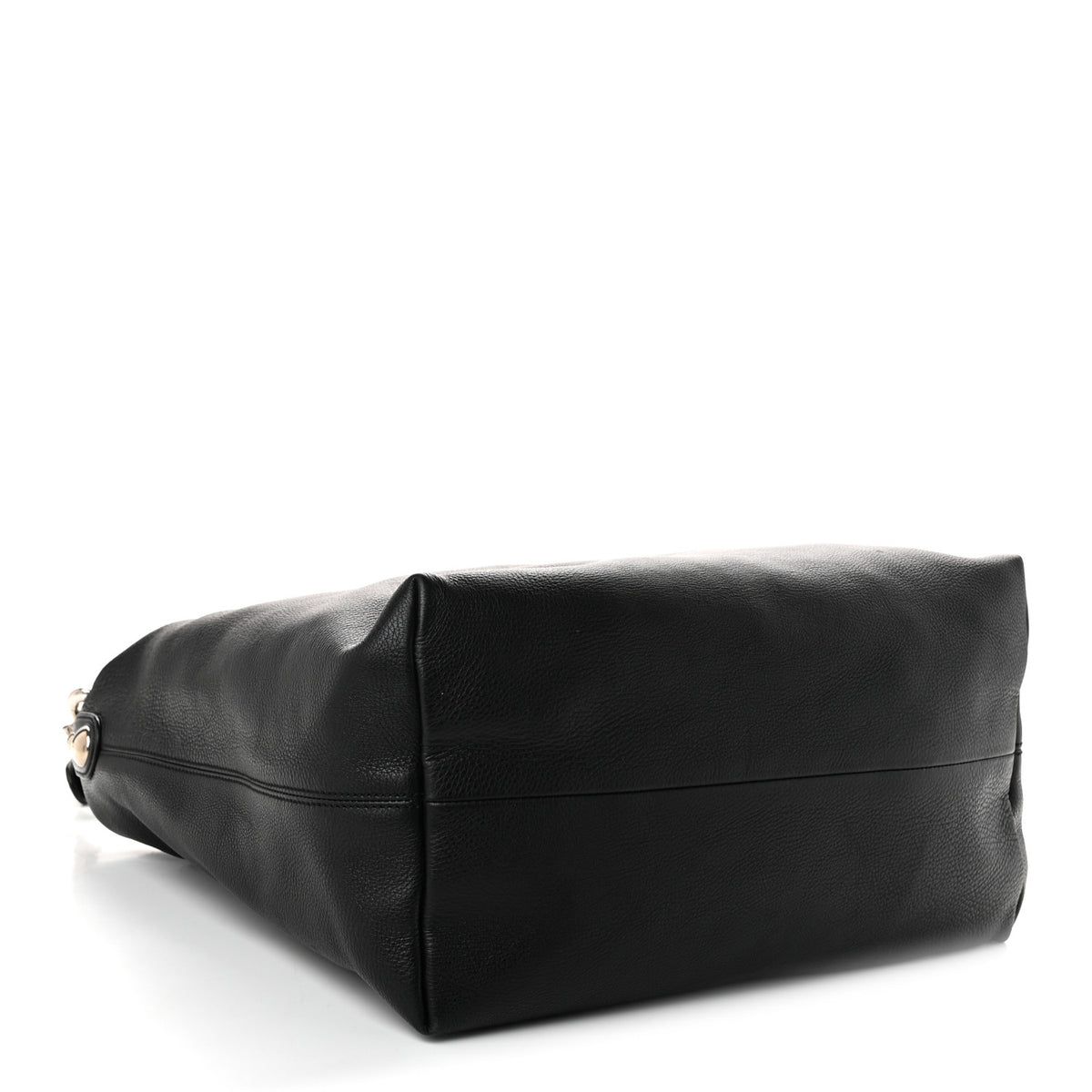 Gucci Pebbled Calfskin Large Icon Bit Hobo Black 4 of 11