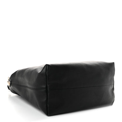 Gucci Pebbled Calfskin Large Icon Bit Hobo Black 4 of 11