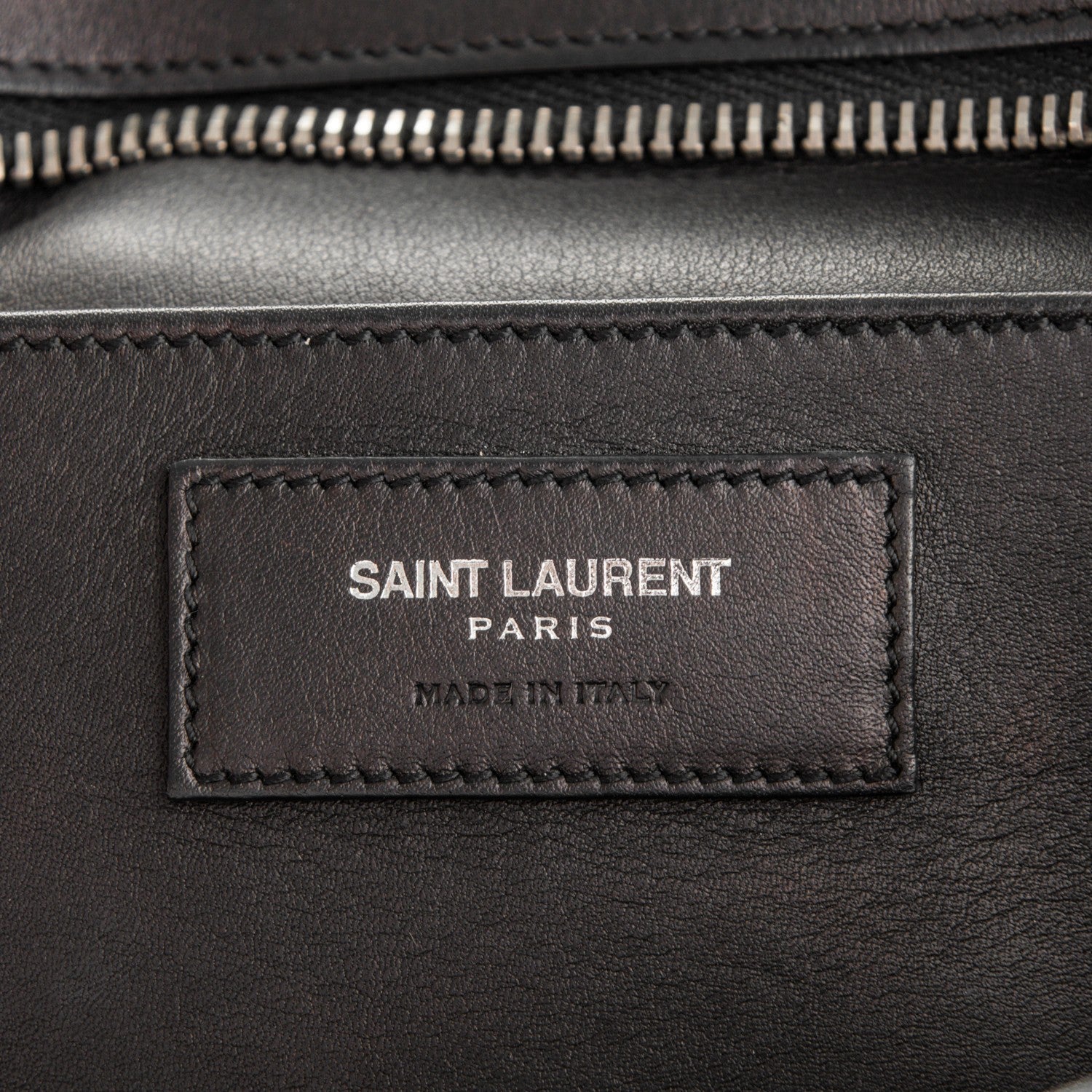 Saint Laurent Calfskin Small Monogram Cabas Black 5 of 5