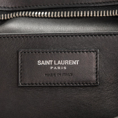 Saint Laurent Calfskin Small Monogram Cabas Black 5 of 5