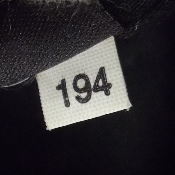 Leather Plisse Tote Black