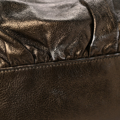 Gucci Metallic Calfskin Medium Hysteria Hobo Brown 12 of 12
