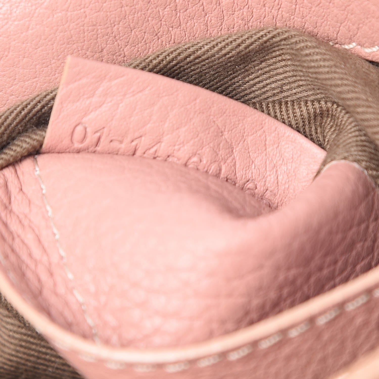 Chloe Grained Calfskin Small Marcie Saddle Bag Anemone Pink 7 of 10