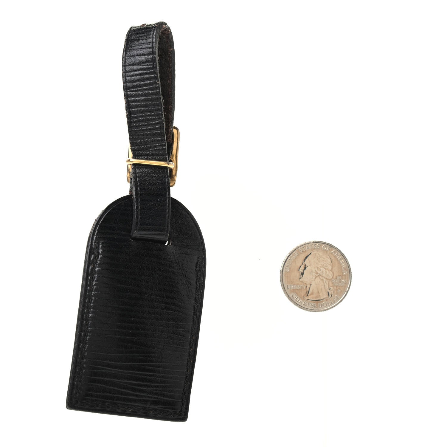 Louis Vuitton Epi Luggage Tag Black 2 of 6