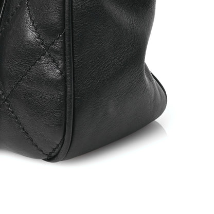 Chanel Calfskin Chocolate Bar Quilted Small Shoulder Bag Black 11 of 11