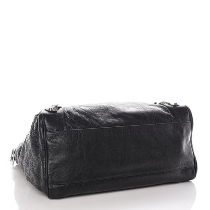 Balenciaga Agneau Classic Silver Hardware Velo Black 5 of 10