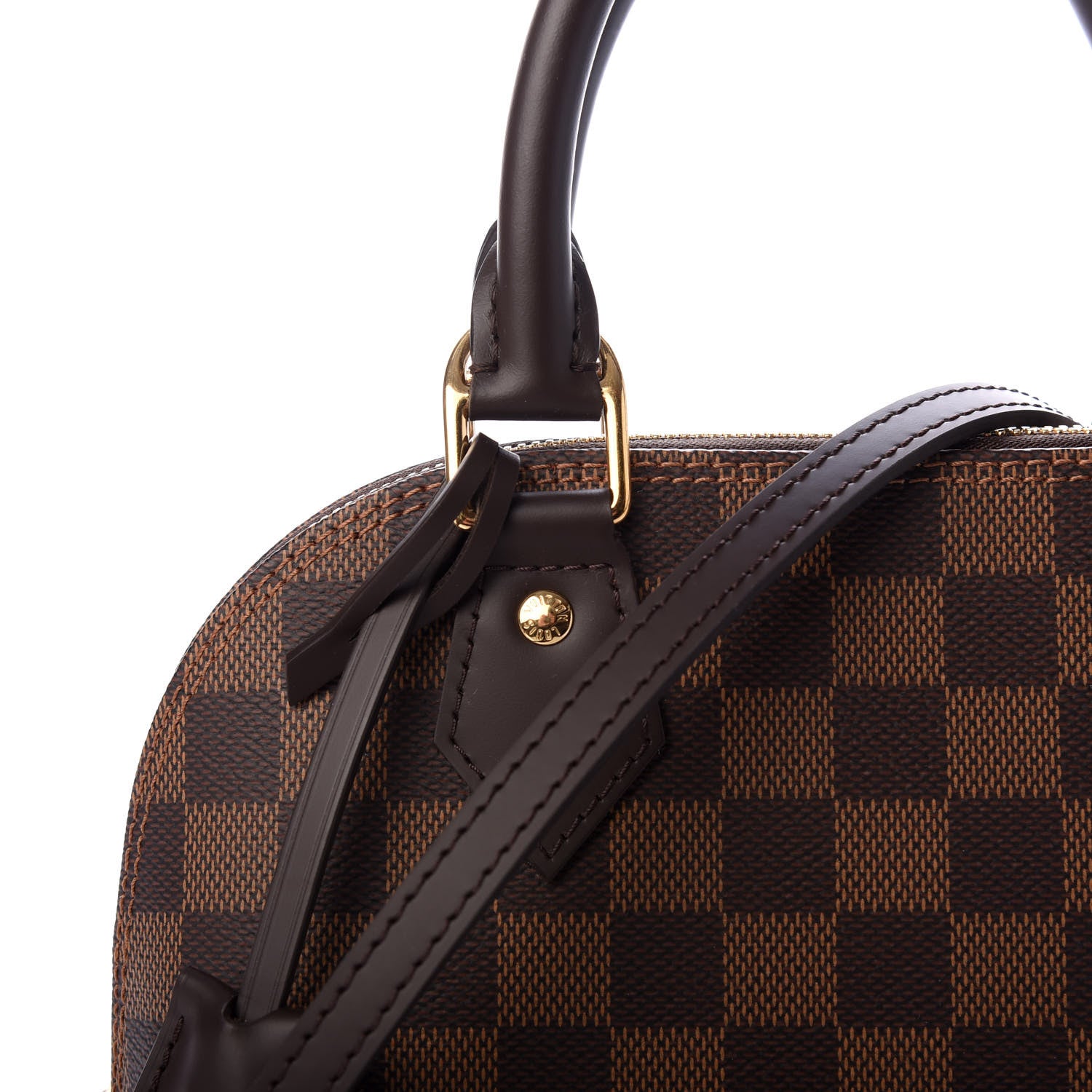 Louis Vuitton Damier Ebene Alma BB 9 of 10