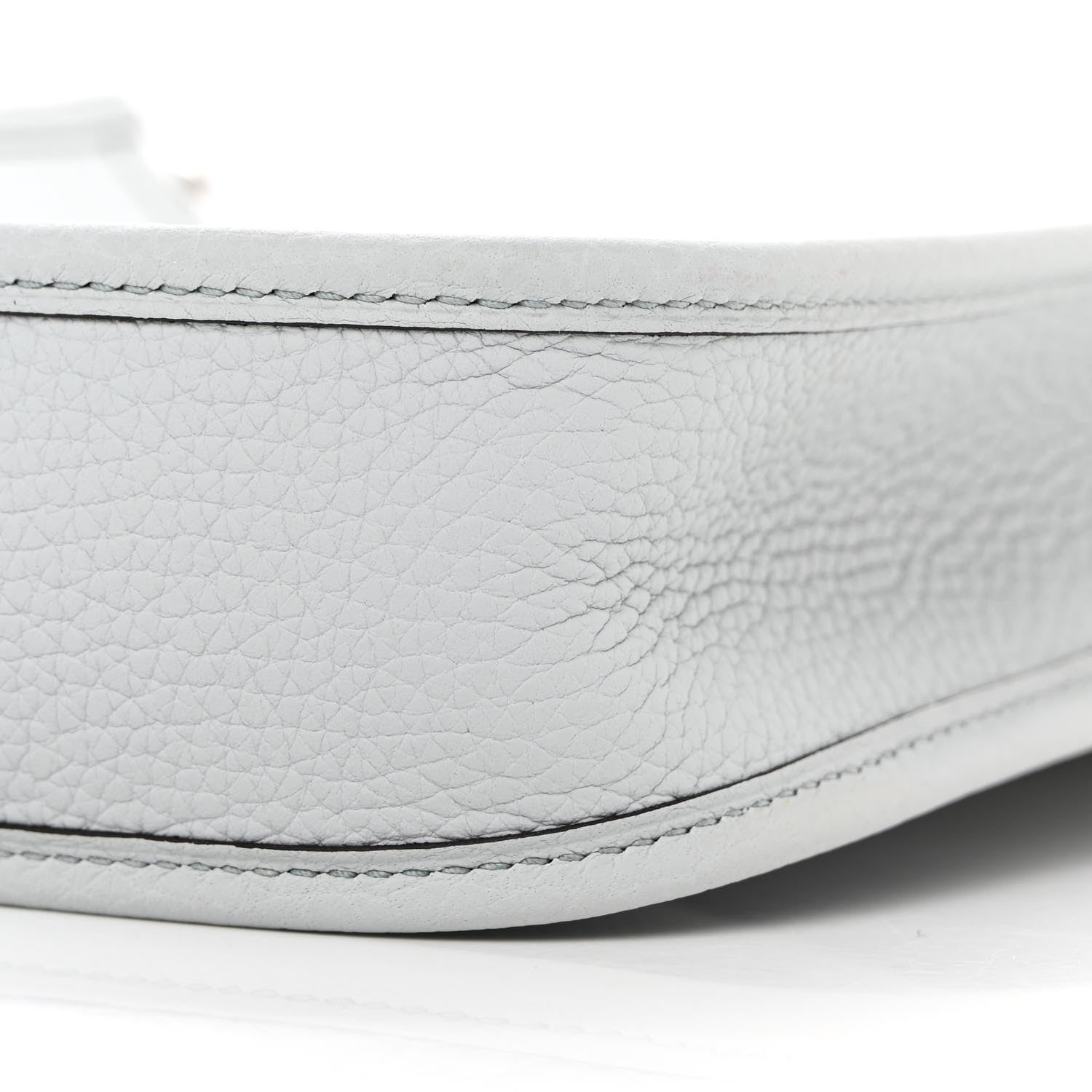 Hermes Taurillon Clemence Amazone Evelyne TPM Bleu Pale Etain 10 of 11