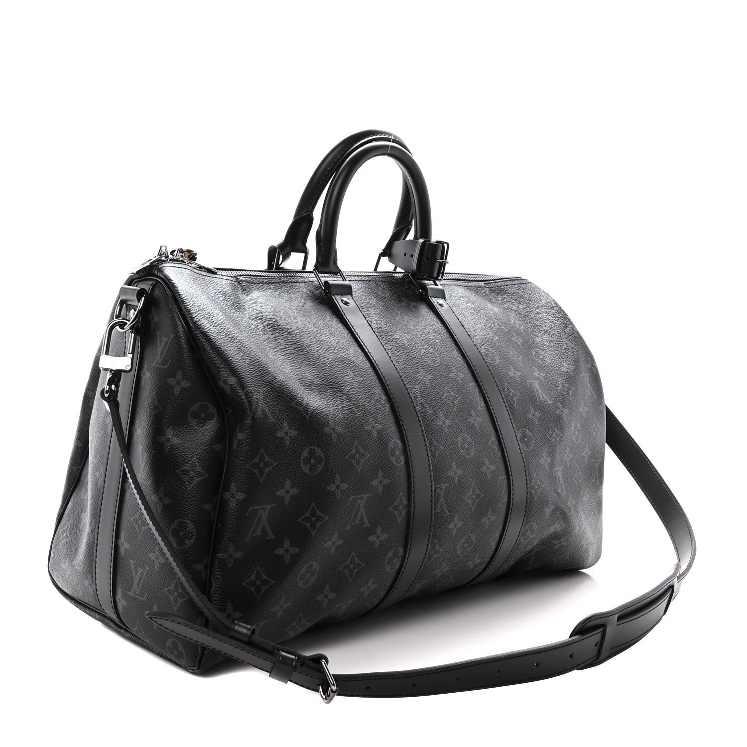 Louis Vuitton Monogram Eclipse Keepall Bandouliere 45 3 of 9