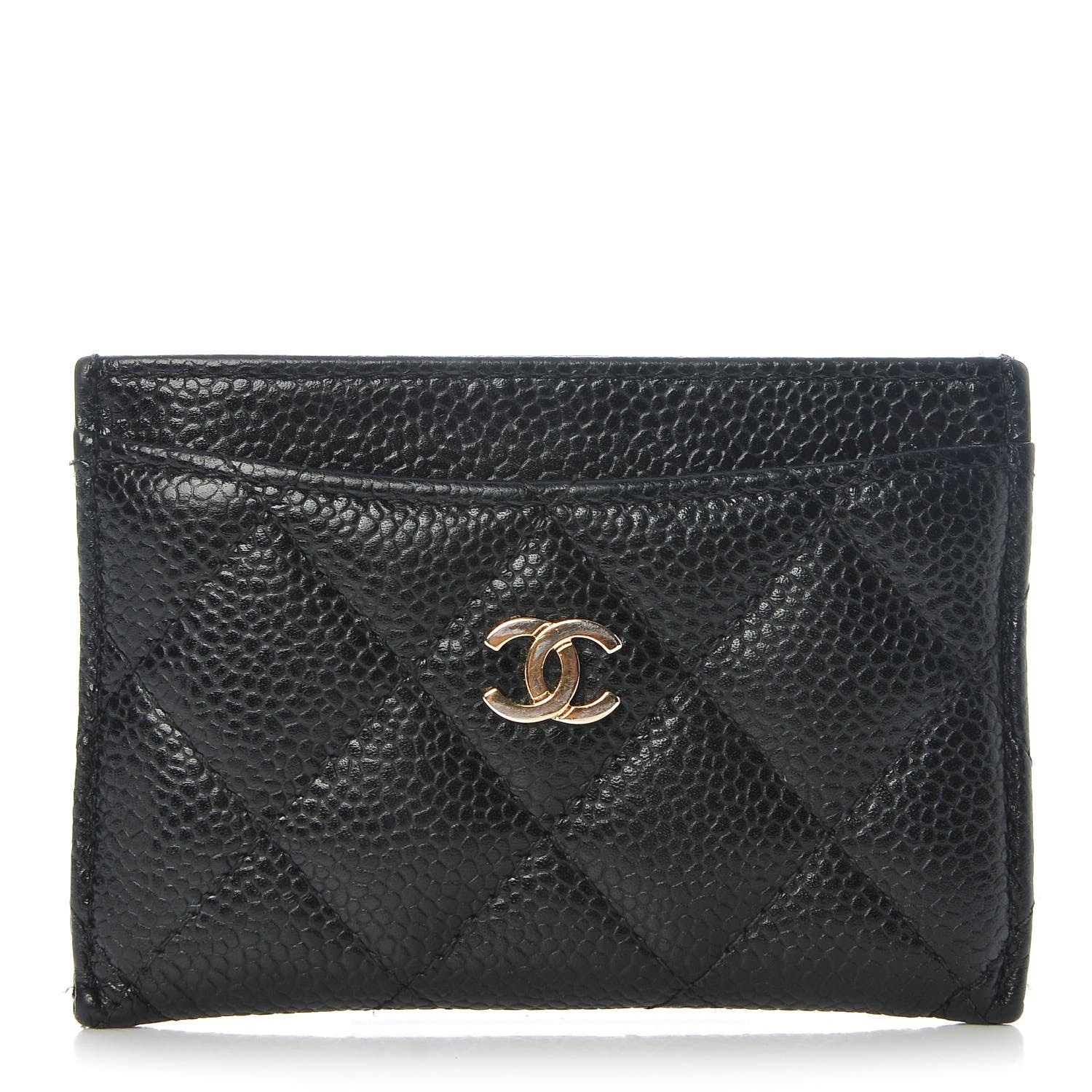 Chanel Caviar Quilted Card Holder Black 1 of 10
