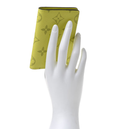 Louis Vuitton Monogram Taiga Pocket Organizer Yellow 2 of 7