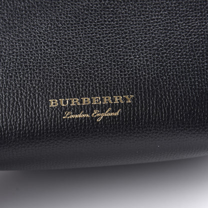 Burberry Derby Calfskin House Check Baby Banner Tote Black 9 of 9