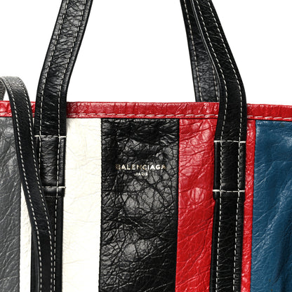 Balenciaga Agneau Arena Multicolore S Bazar Shopper Tote Grey White Black Red Blue 8 of 11