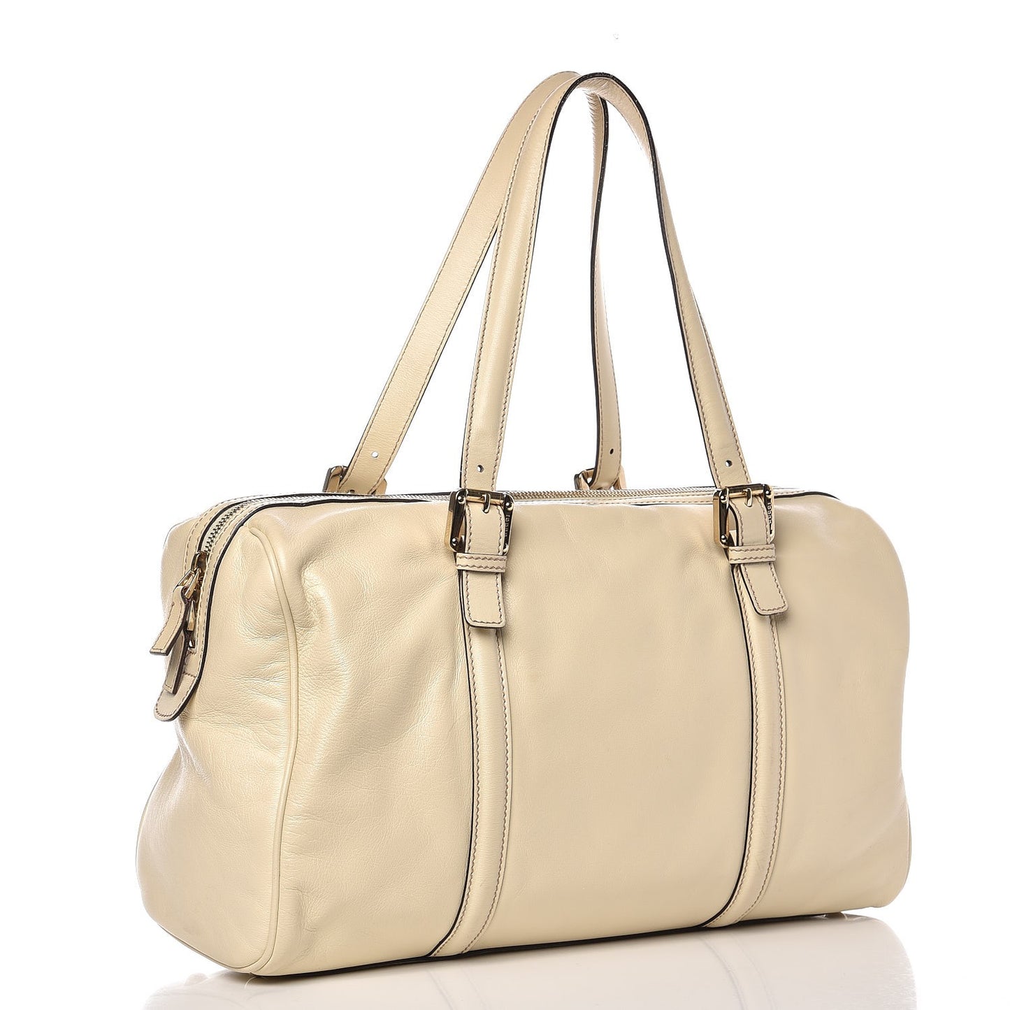 Calfskin Medium Britt Boston Ivory