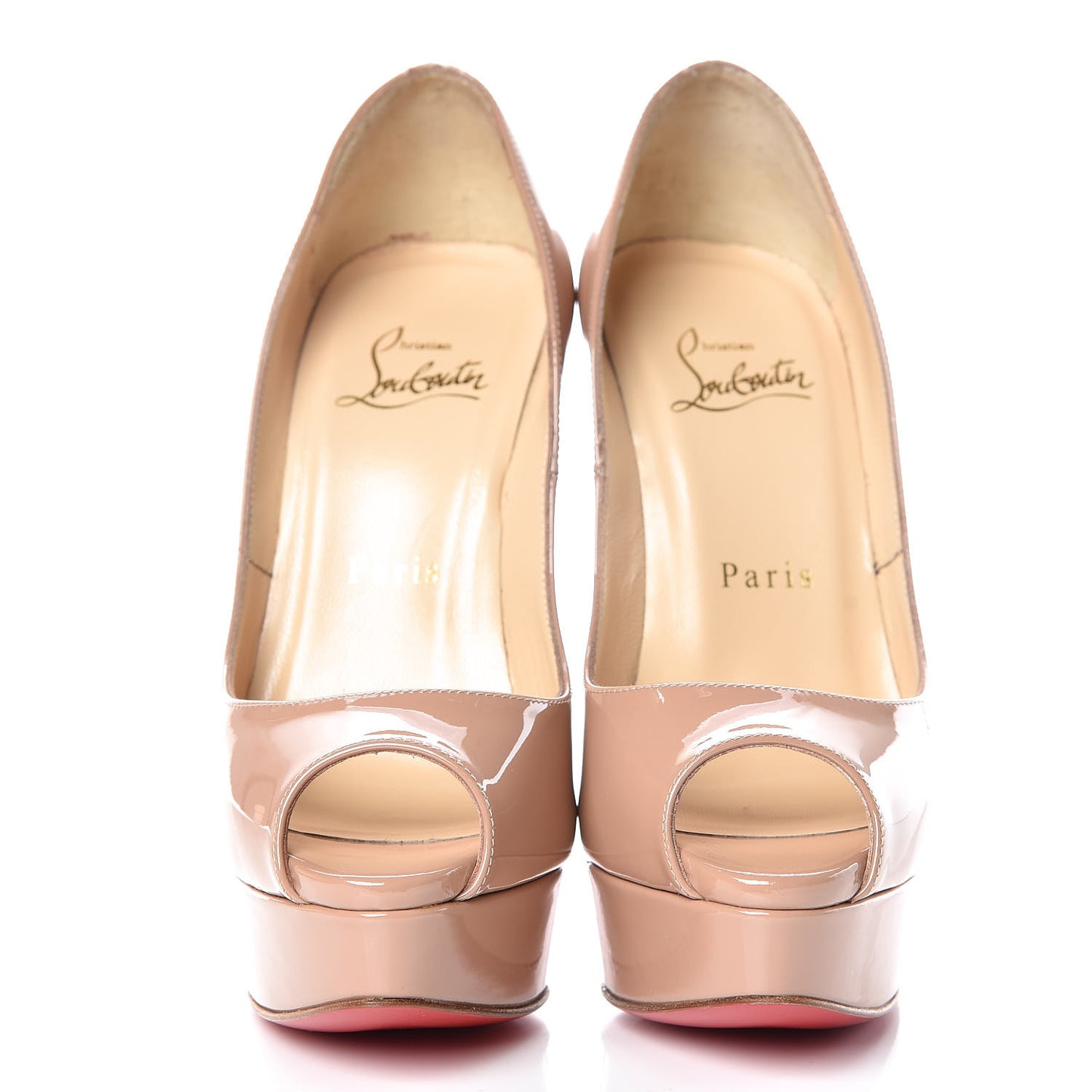 Patent Lady Peep 150 Pumps 35 Nude