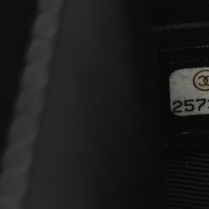 Chanel Distressed Patent Quilted Medium Boy Flap Black 7 of 10