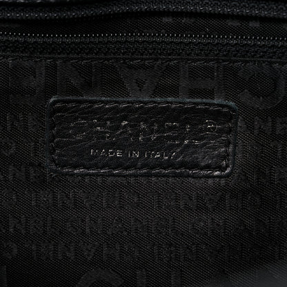 Chanel Calfskin Mademoiselle Lock Cerf Executive Shopper Tote Black 11 of 22