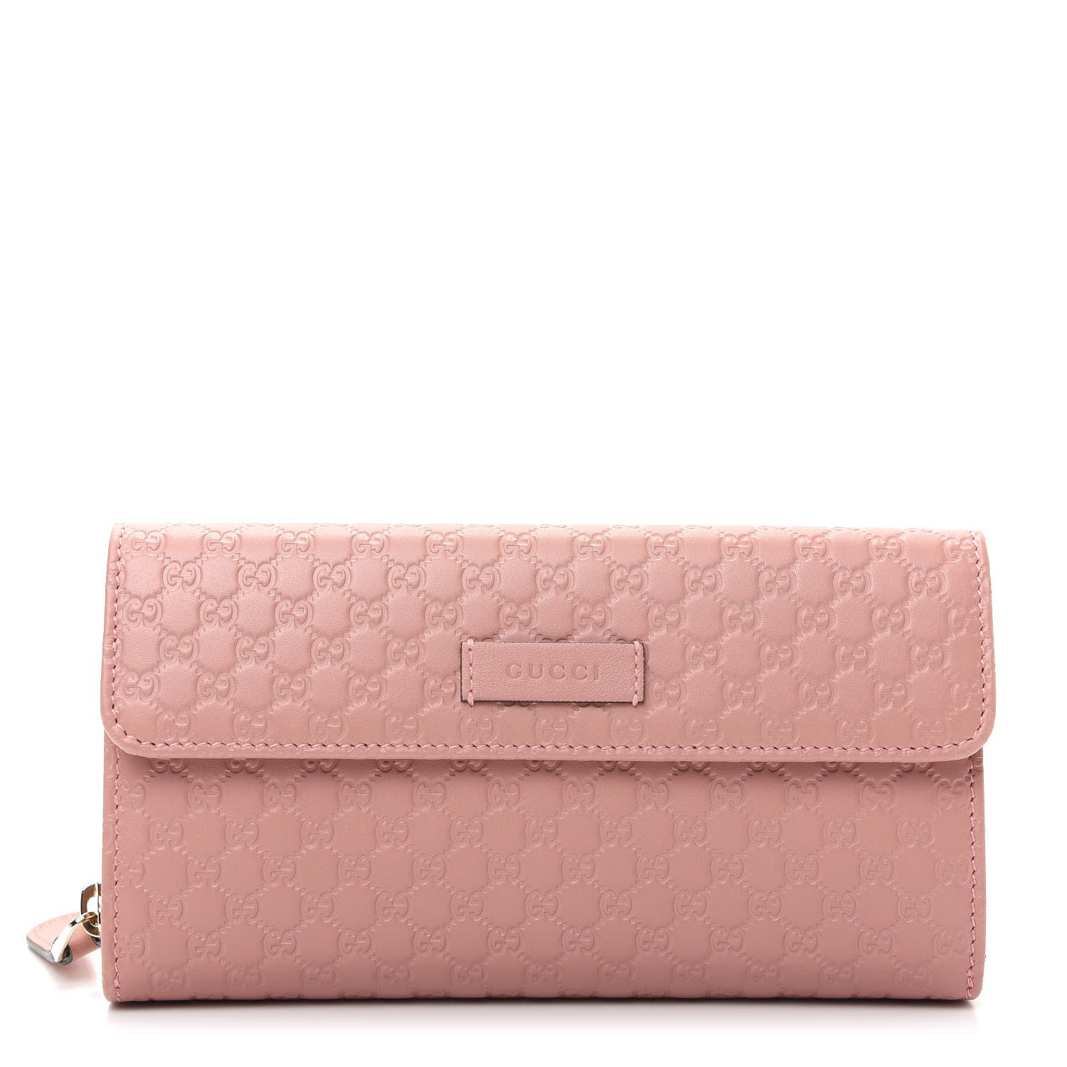 Gucci Soft Microguccissima Continental Zip Wallet Soft Pink 1 of 9