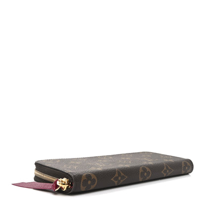 Louis Vuitton Monogram Clemence Wallet Fuchsia 4 of 7